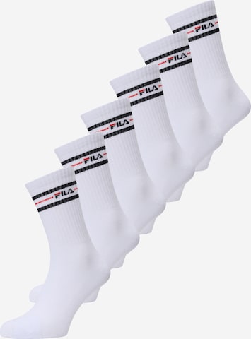 Calzino di FILA in bianco: frontale