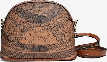 Borsa a tracolla di Gattinoni in marrone: frontale
