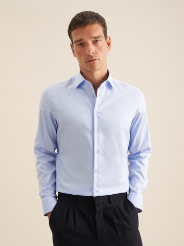 SEIDENSTICKER Regular fit Business shirt in Blue