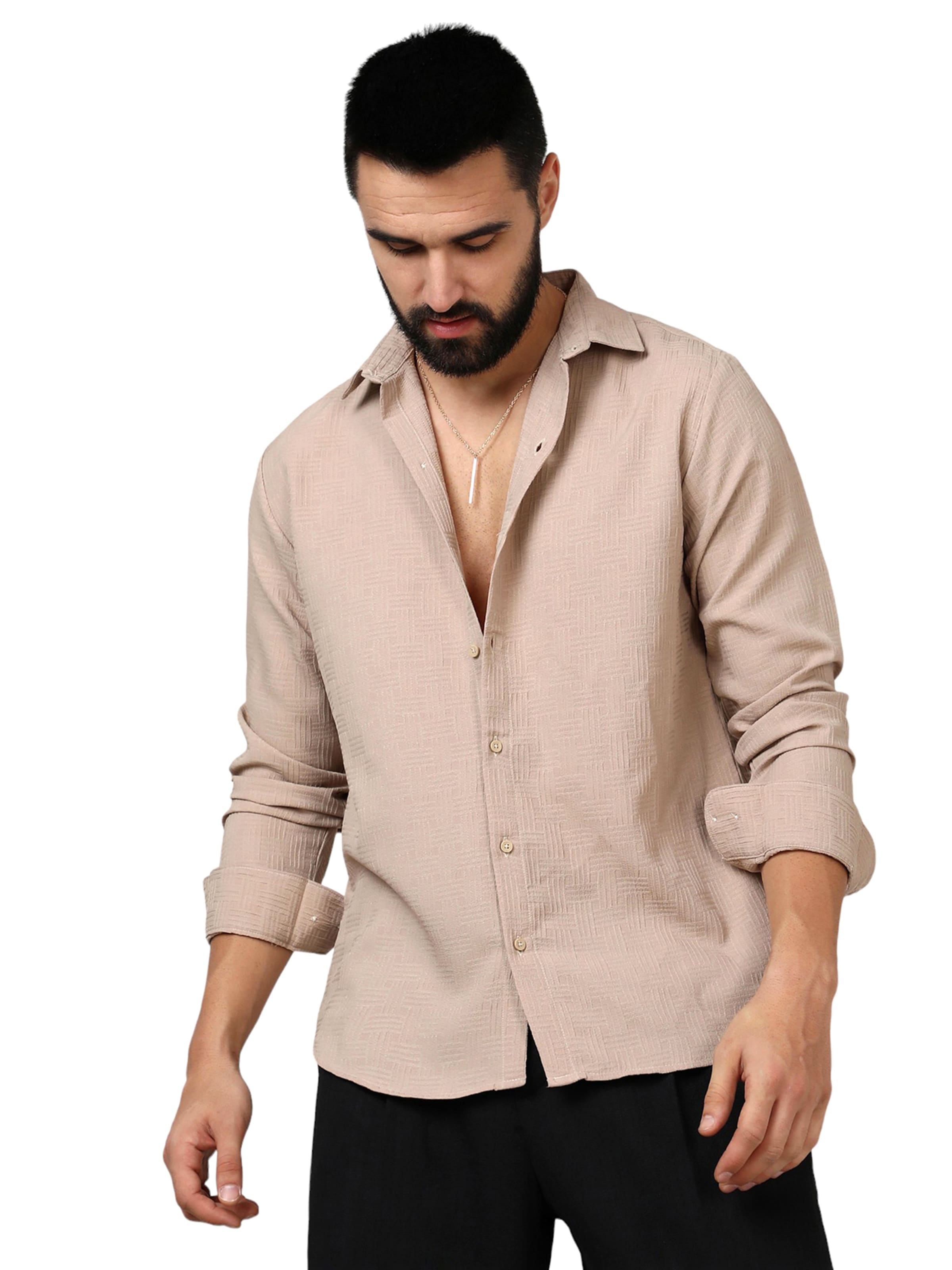 Campus Sutra Regular fit Ing ' Mathias ' - bézs: elől