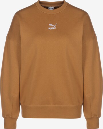 PUMA Sweatshirt in Beige: front