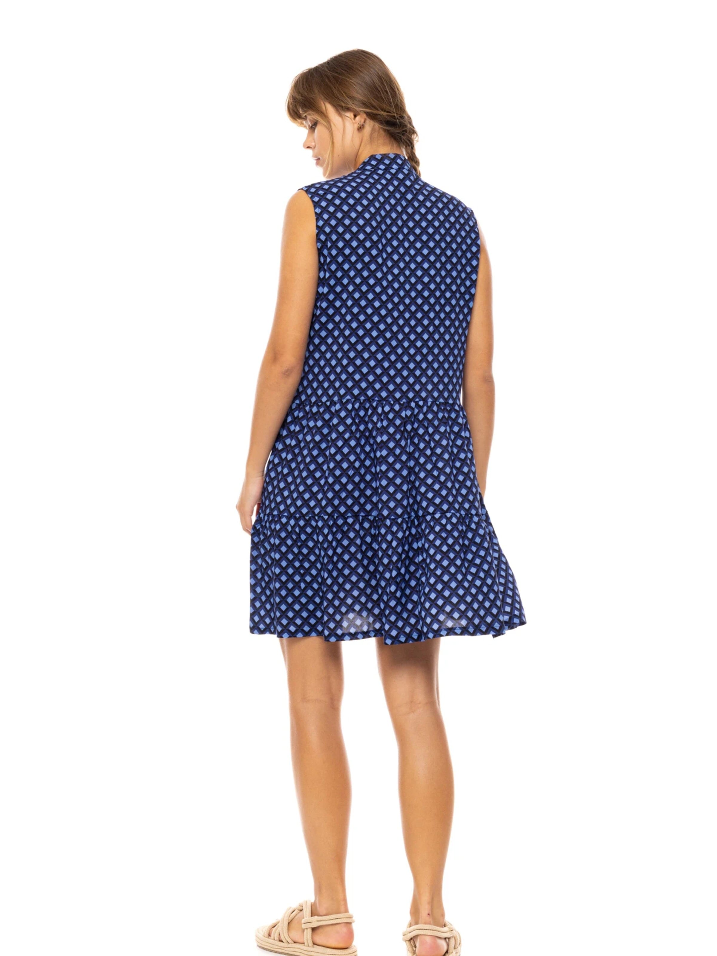 Pink LabelLjetna haljina 'BEACHWEAR BLUE AZURE' - plava boja