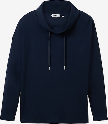 TOM TAILOR - Sweatshirt em azul: frente