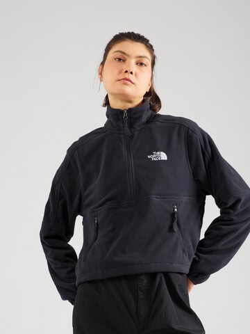 THE NORTH FACE - Pullover desportivo 'POLARTEC 100' em preto: frente