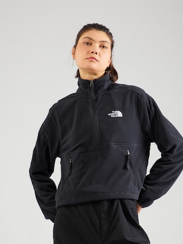 THE NORTH FACE Športen pulover 'POLARTEC 100' | črna barva: sprednja stran