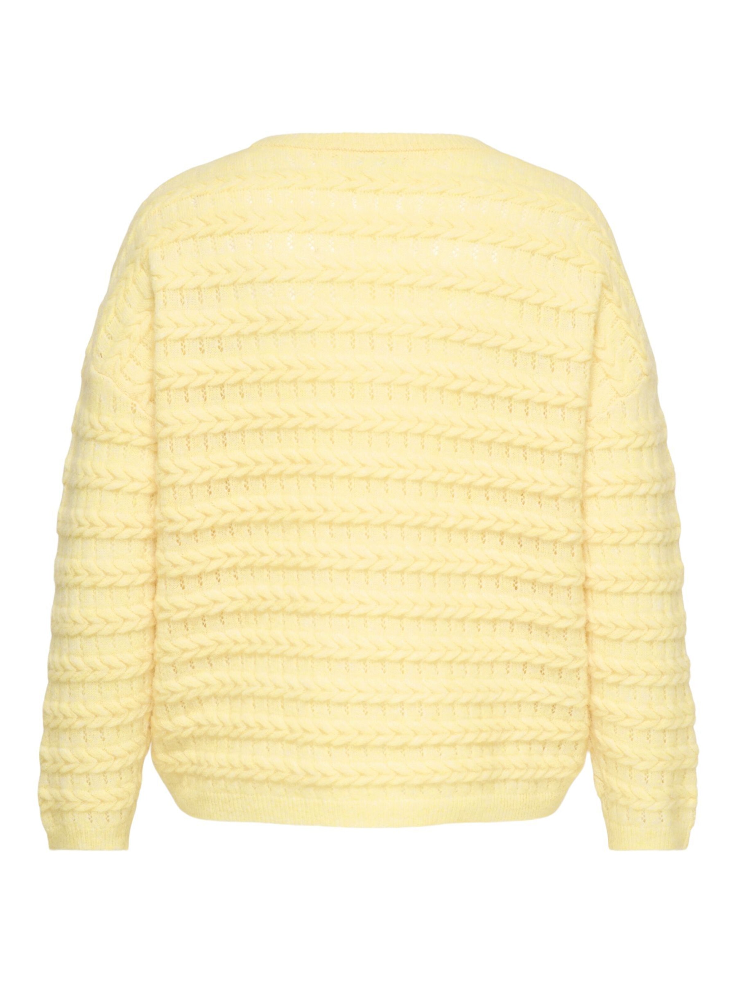 ONLY Carmakoma Sweater 'CARCABALA' in Yellow