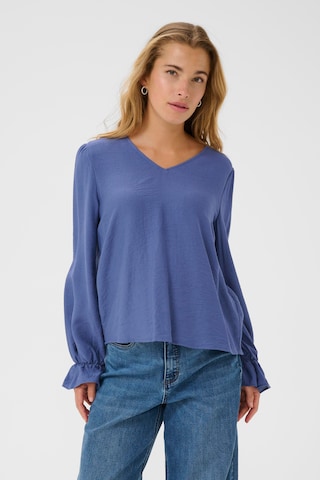 Kaffe - Blusa 'KARea' en azul: frente