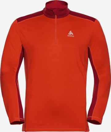 ODLO Athletic Sweatshirt 'STEEZE' in Orange: front