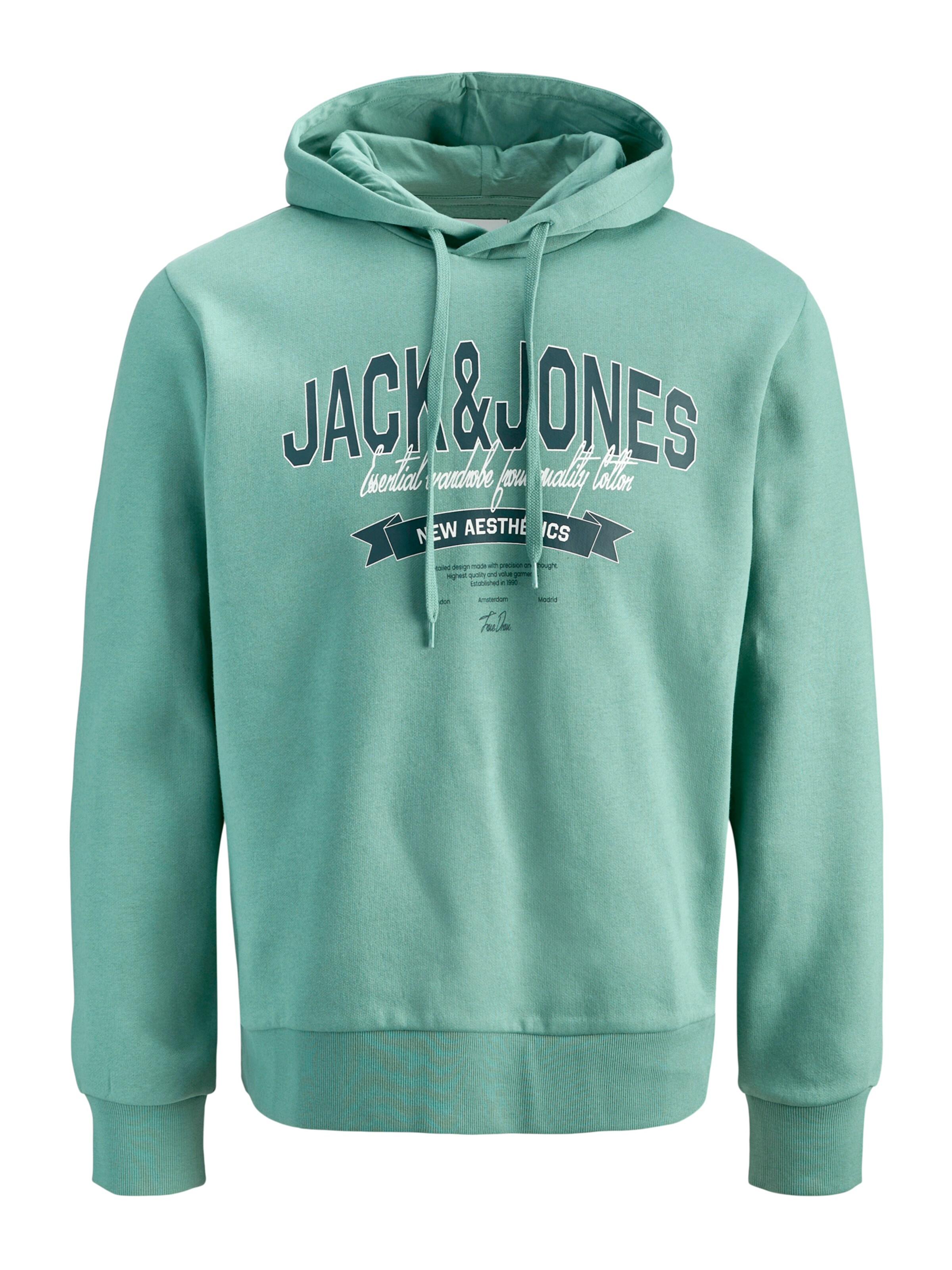 JACK & JONES Свитшот в Зеленый: спереди