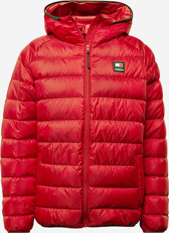 Tommy Jeans Winterjas in Rood: voorkant