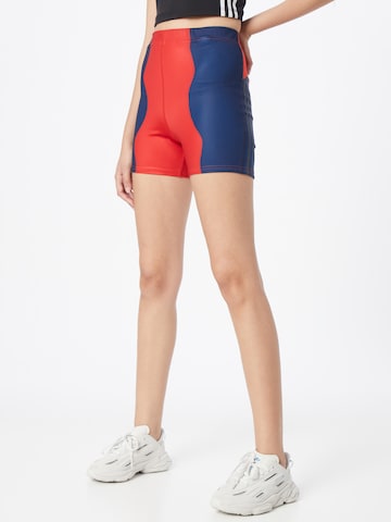 ADIDAS SPORTSWEAR Skinny Sportshorts 'Marimekko Run Icons Bike' in Rot: predná strana