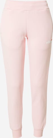 ELLESSE Zúžený Kalhoty 'Hallouli' – pink: přední strana