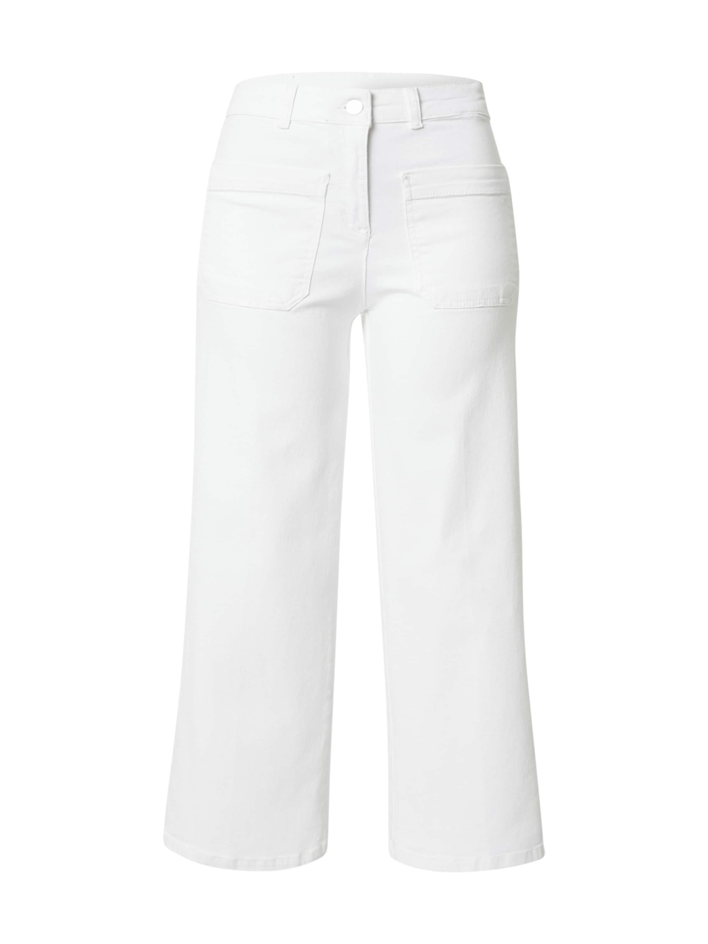 Vanessa Bruno Bootcut Nohavice 'Helias' - Biela: predná strana