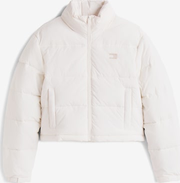 Geacă de primăvară-toamnă 'ESS' de la Tommy Jeans pe alb: față