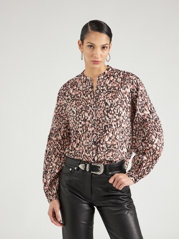 BOSS Blouse 'C_Berday_1' in Brown: front