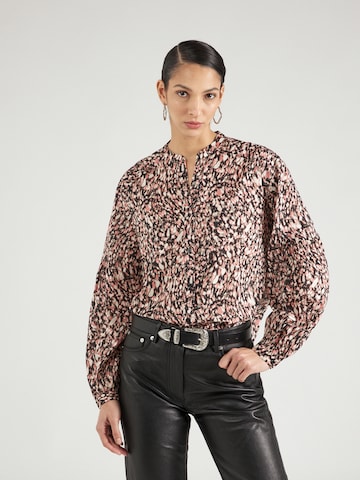 BOSS Orange Blouse 'C_Berday_1' in Brown: front