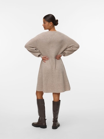 Vero Moda Curve Knit dress 'AWCANGALINA' in Silver