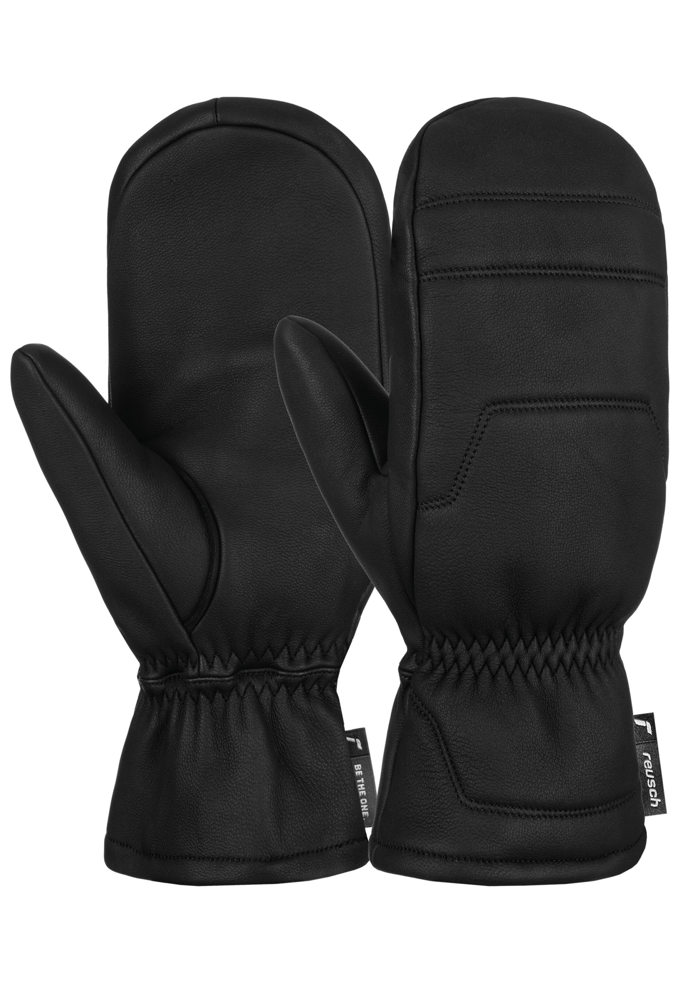 REUSCH Mittens 'Sense' in Black: front