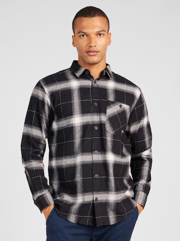 Coupe regular Chemise 'Michael' Clean Cut Copenhagen en noir : devant