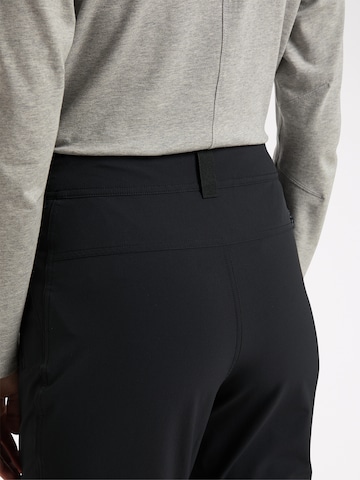 Haglöfs Slim fit Outdoor Pants 'Morän' in Black