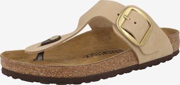 BIRKENSTOCK Varvastossut 'Gizeh' värissä beige: etupuoli