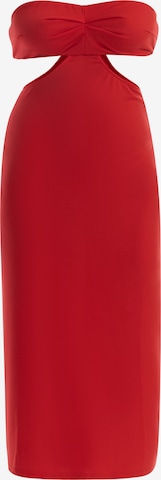 faina Dress in Red: front