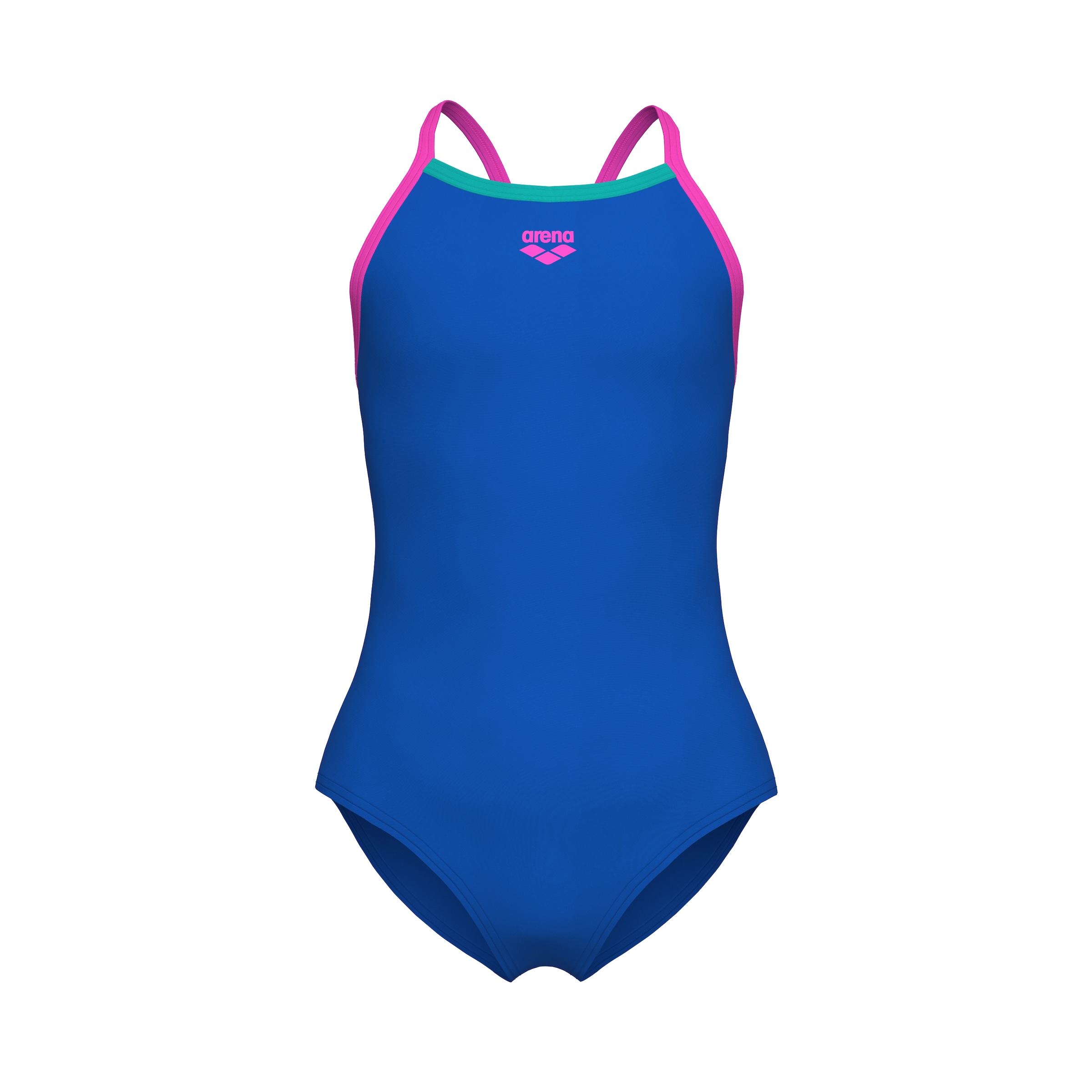 ARENA Athletic Swimwear in Blue: front