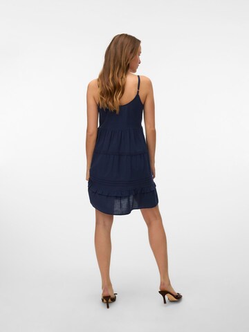 VERO MODA Jurk 'VMPretty' in Blauw