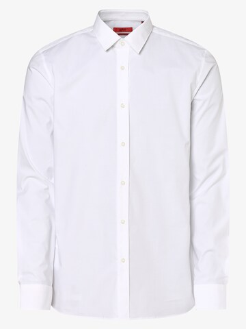 HUGO Slim Fit Hemd in Weiß: Vorderseite