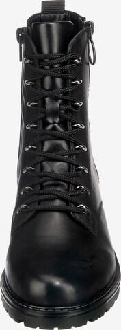 REMONTE Lace-Up Ankle Boots in Black