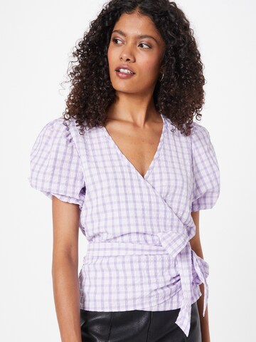 Moves - Camisa 'Pattila' em roxo: frente