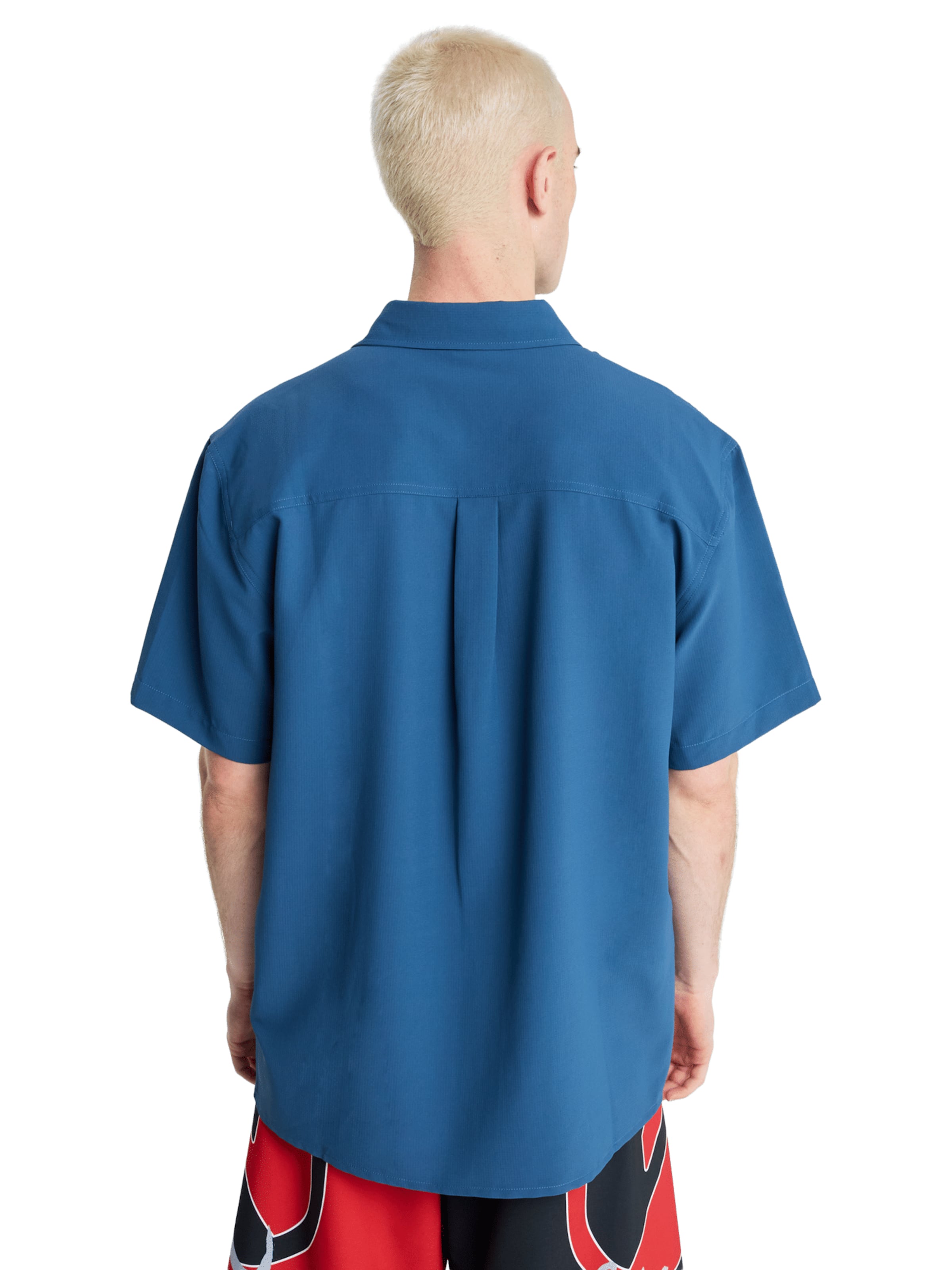 QUIKSILVER Классический крой Рубашка 'YG Lithium' в Синий