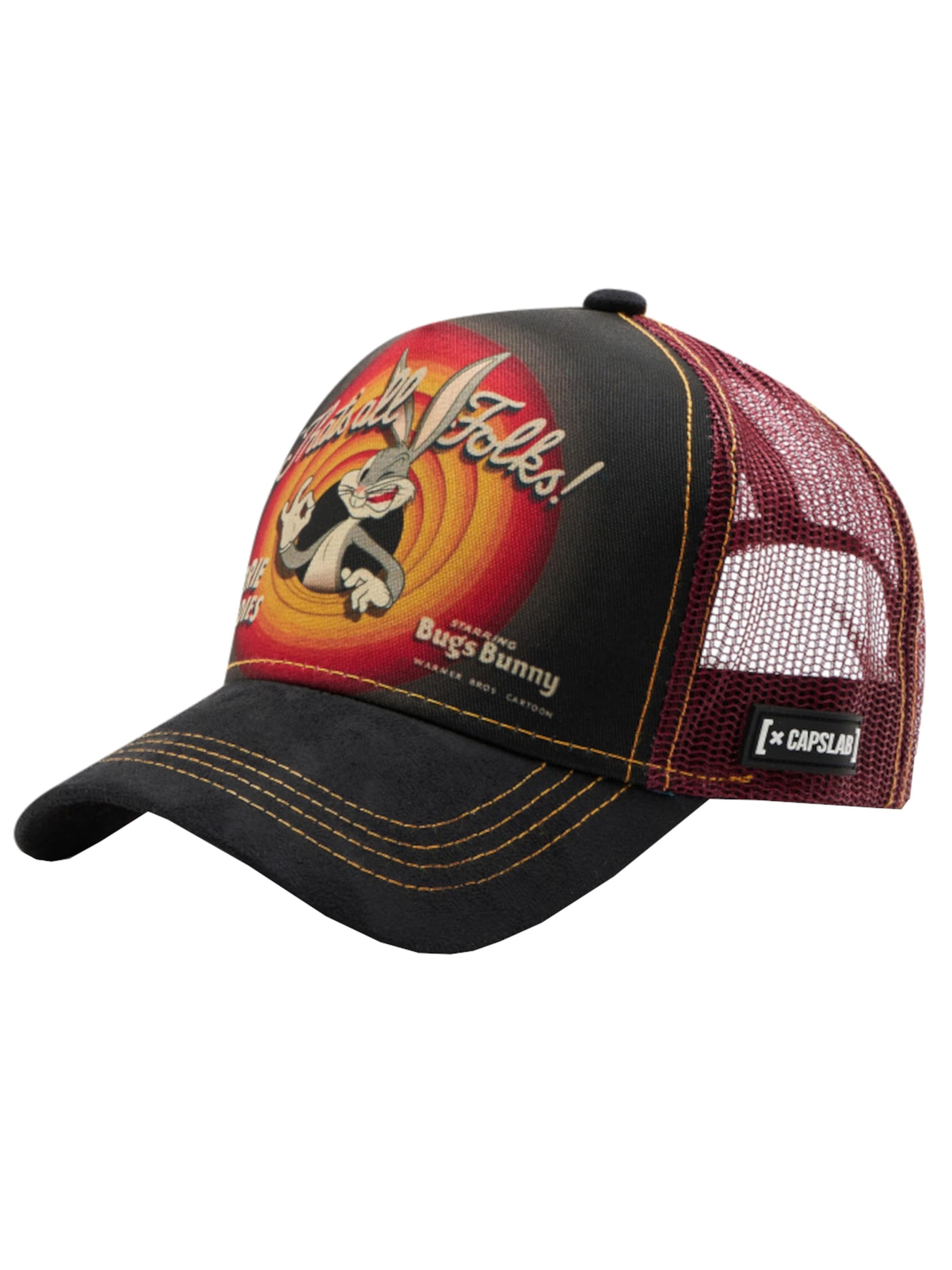 Capslab Cap 'Looney Tunes Yosemite' in Black: front