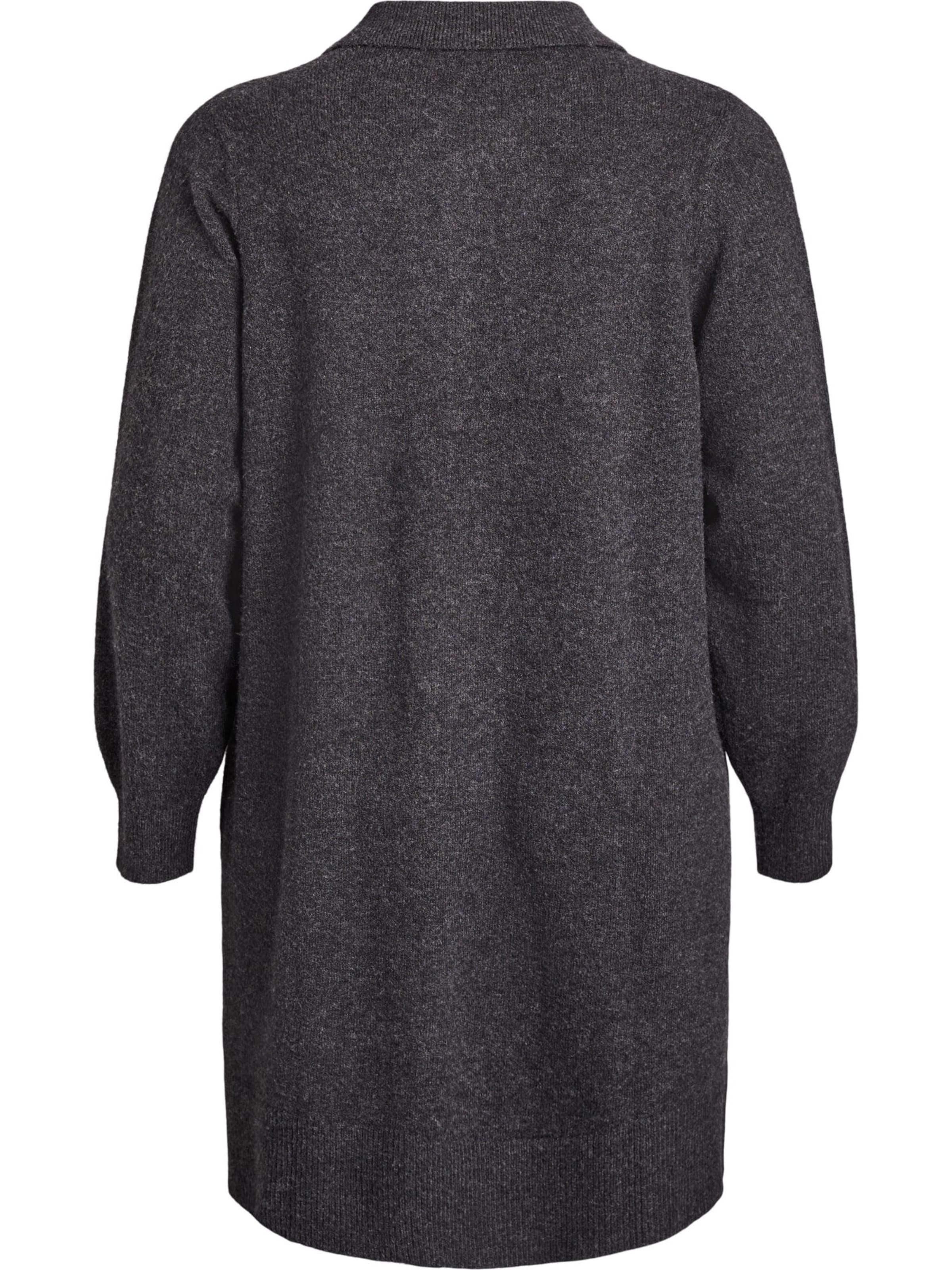 Zizzi Knit dress 'MVISTA' in Grey