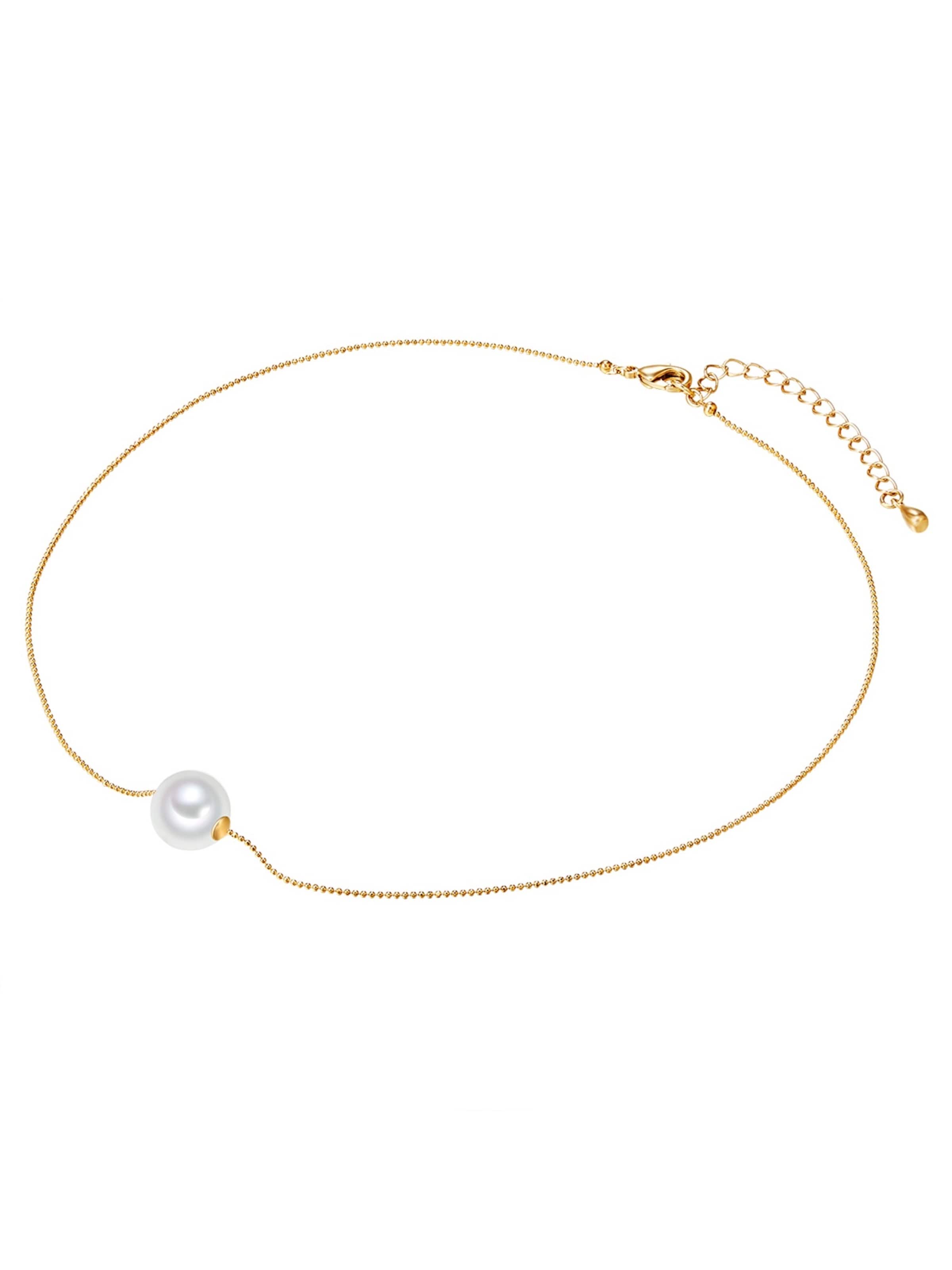 Lulu & Jane Necklace in Gold: front