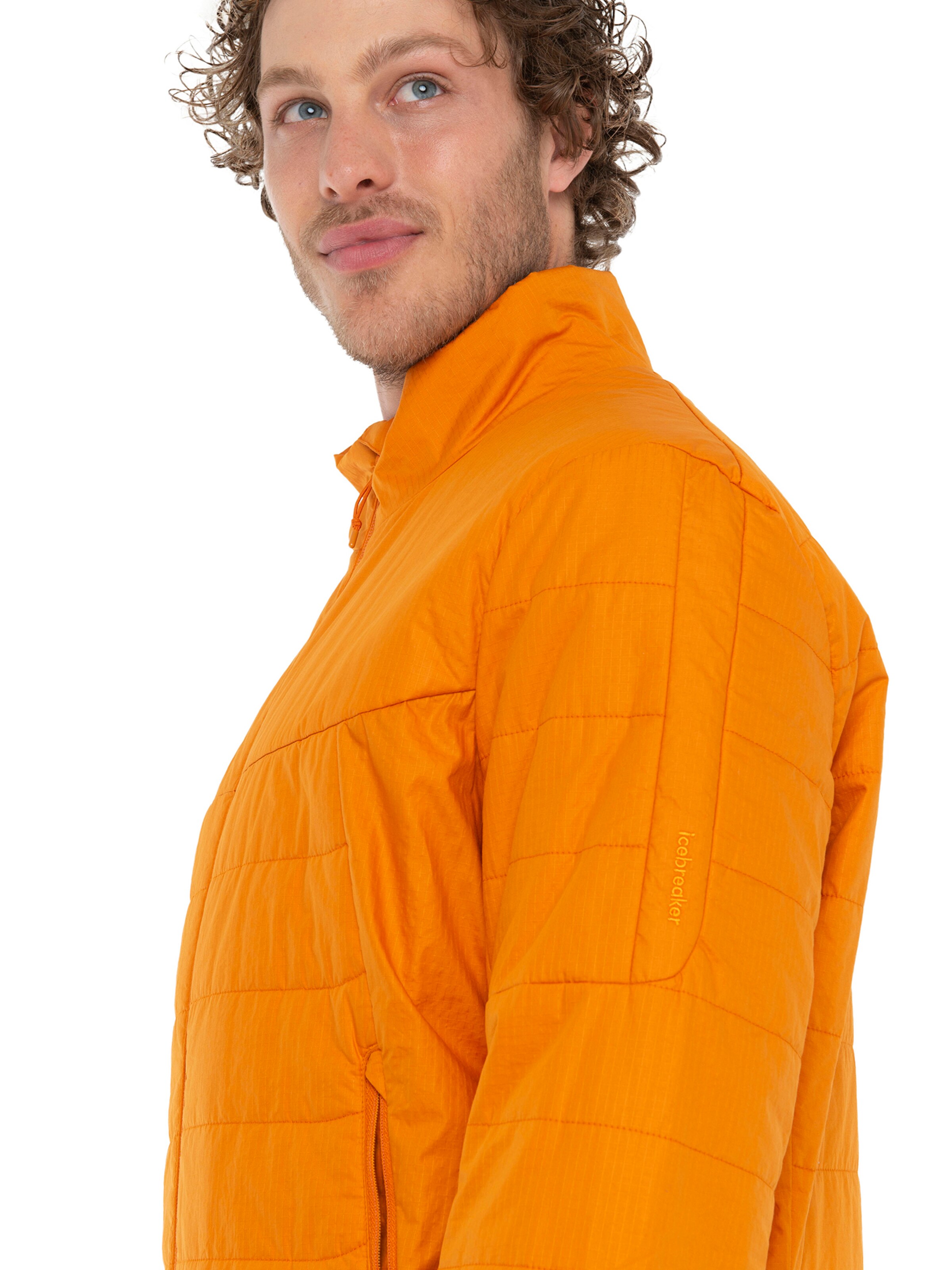 ICEBREAKER Athletic Jacket 'Loft' in Orange