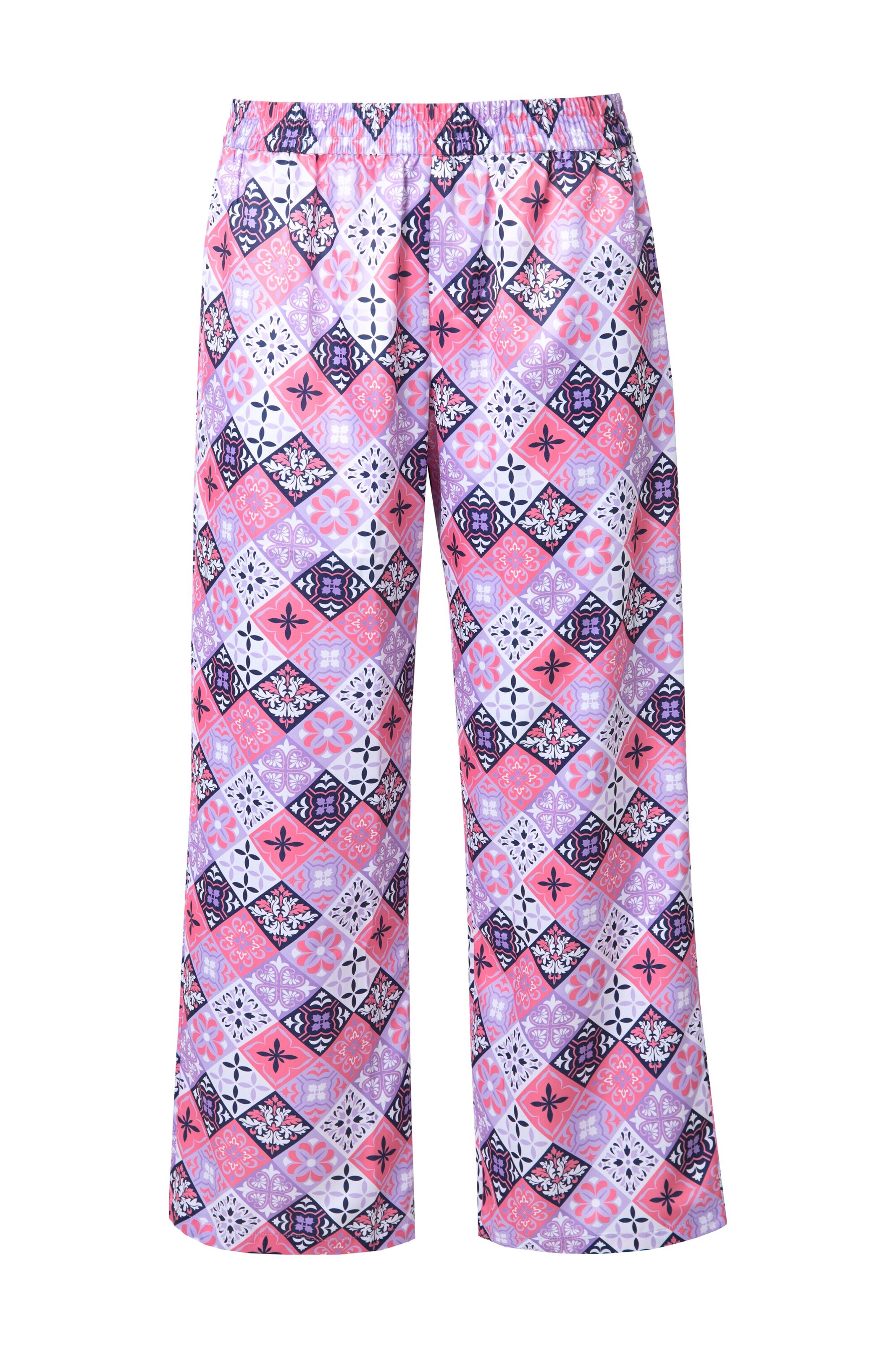 Angel of Style Wide leg Broek in Lila: voorkant