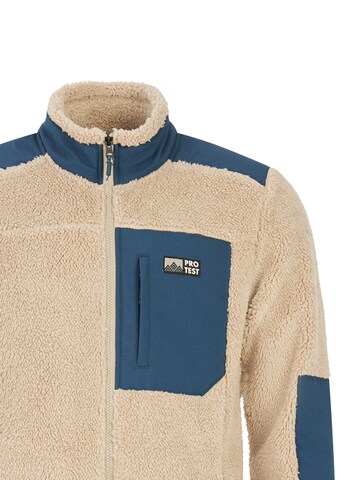 PROTEST Fleece jas 'PRTBleaker' in Bruin