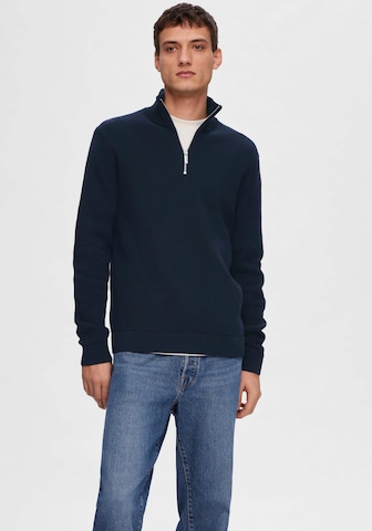 Pullover 'DANE' di SELECTED HOMME in blu: frontale