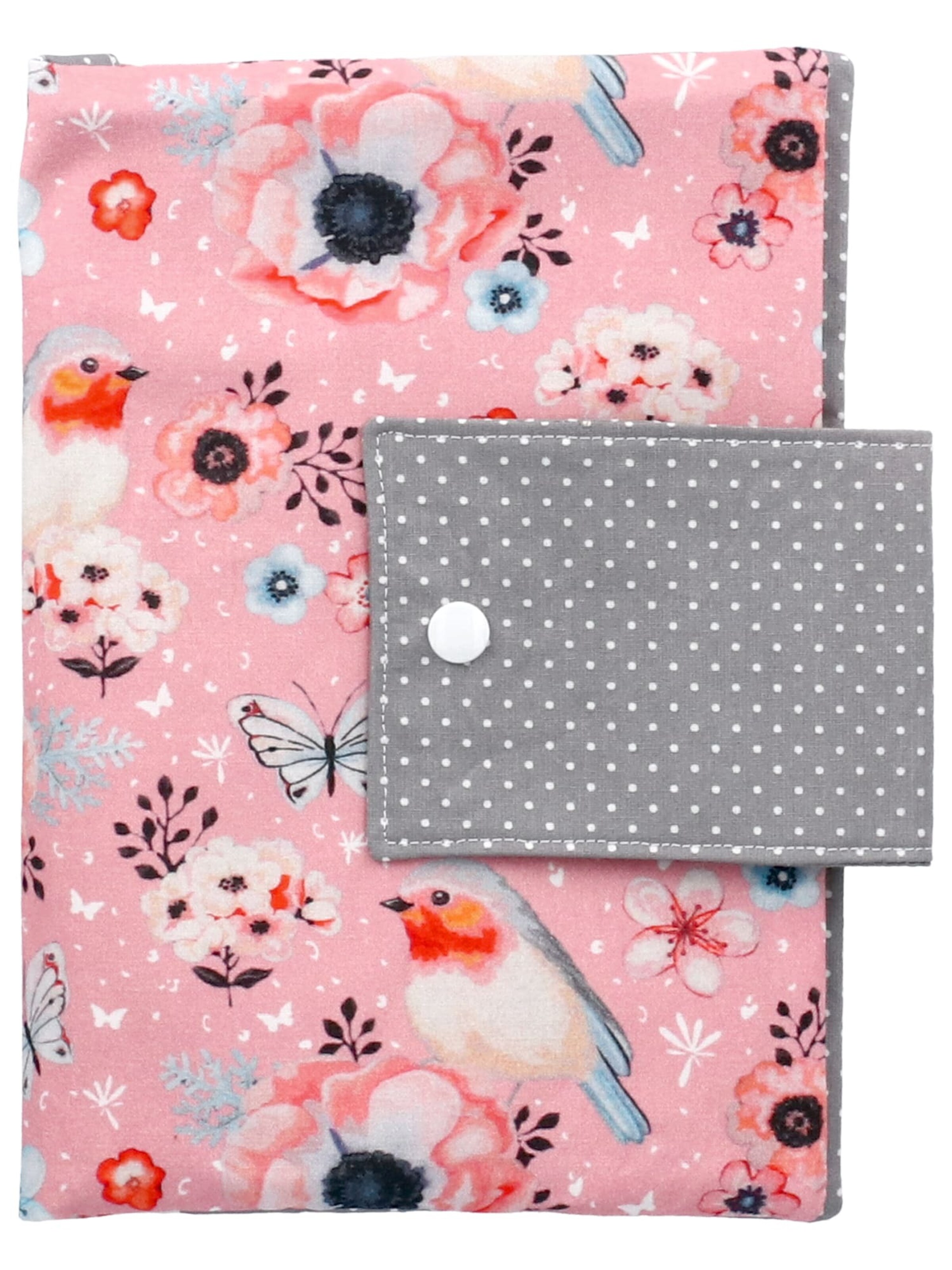 Sac à langer 'Vogel' Land-Juwelen en rose : devant