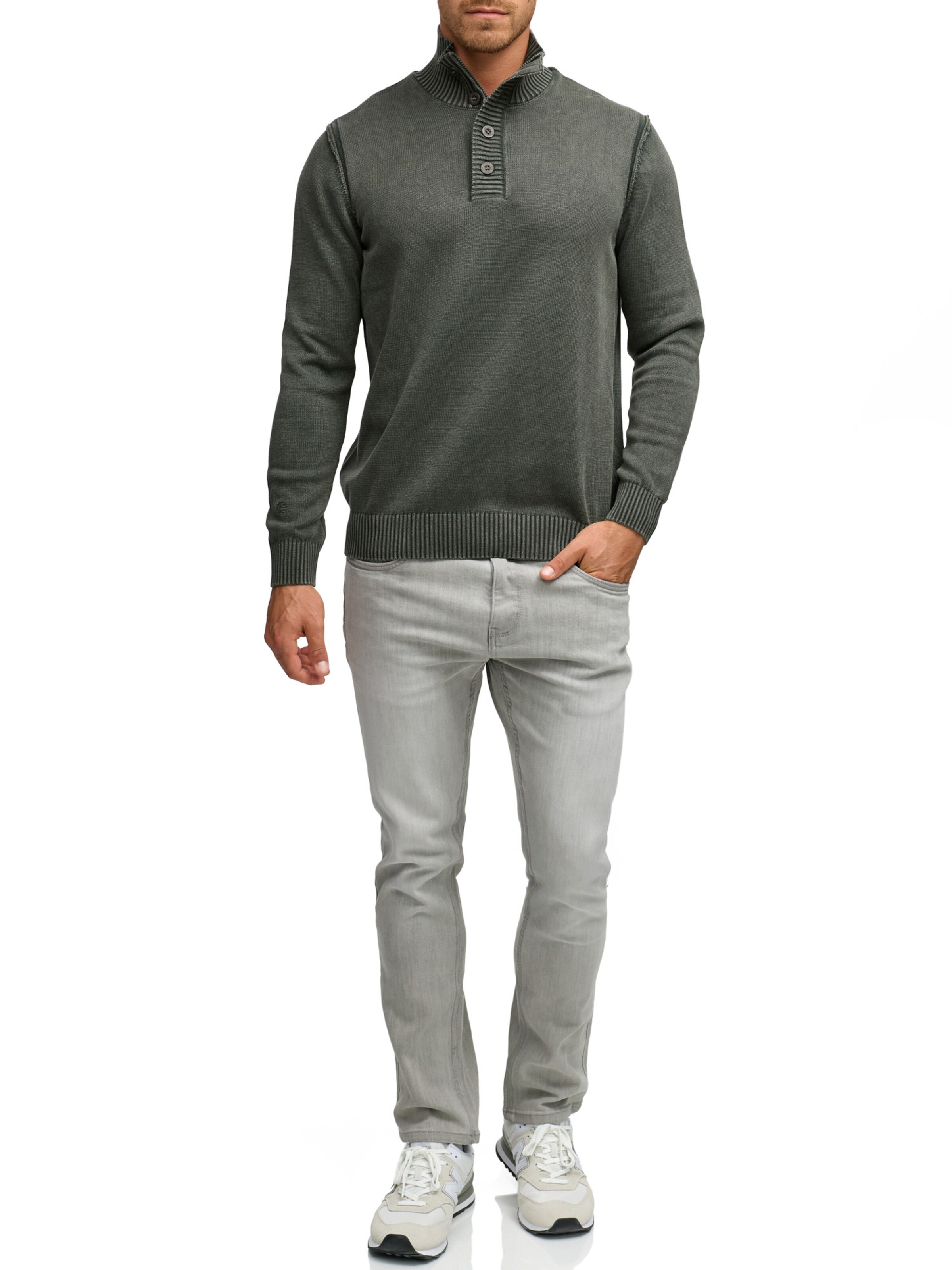 INDICODE JEANS Sweater in Grey