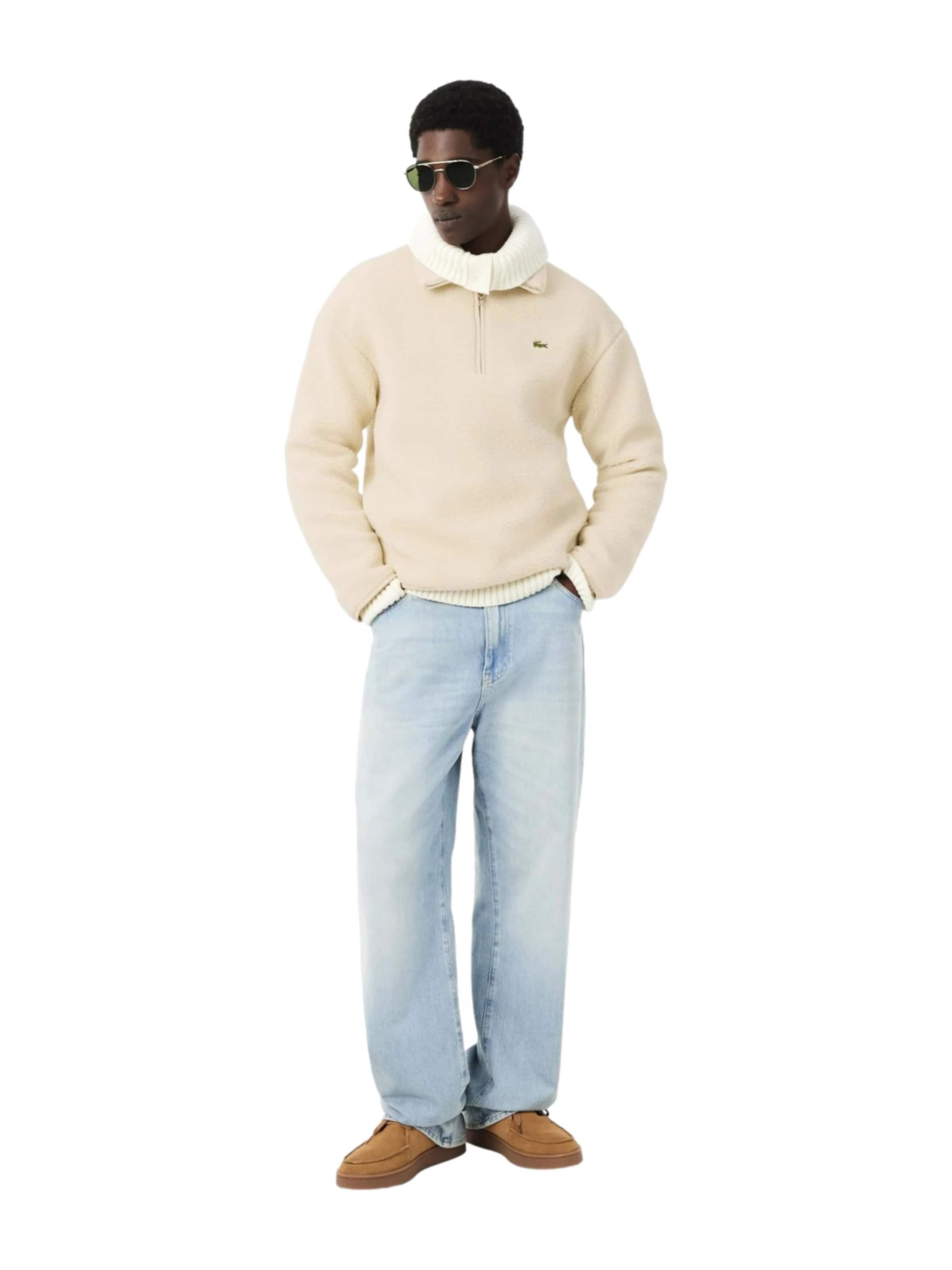 LACOSTE Sweatshirt in Beige