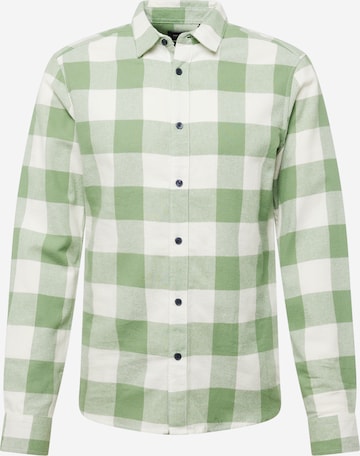 Only & Sons Button Up Shirt 'GUDMUND' in Green: front