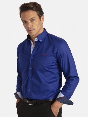 Sir Raymond Tailor Regular Fit Hemd 'Lisburn' in Blau