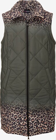 MIAMODA Vest in Green: front