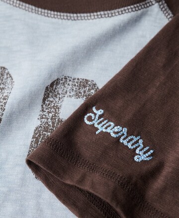 Superdry Shirt ' Athletic Essentials ' in Blauw
