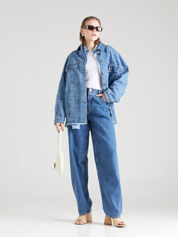 PULZ Jeans Přechodná bunda 'AMALA' – modrá