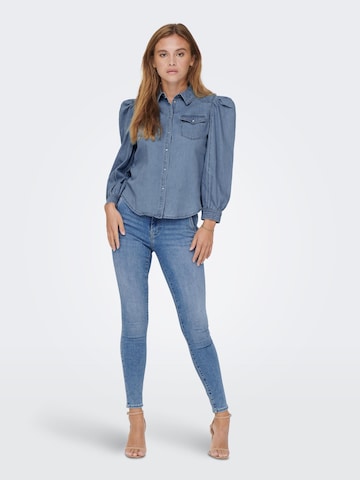 ONLY Blouse 'Mallory' in Blauw
