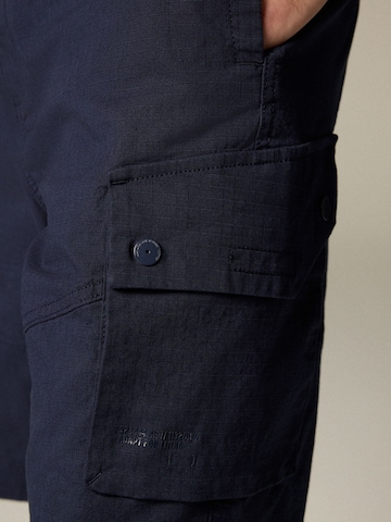 Regular Pantalon cargo Next en bleu