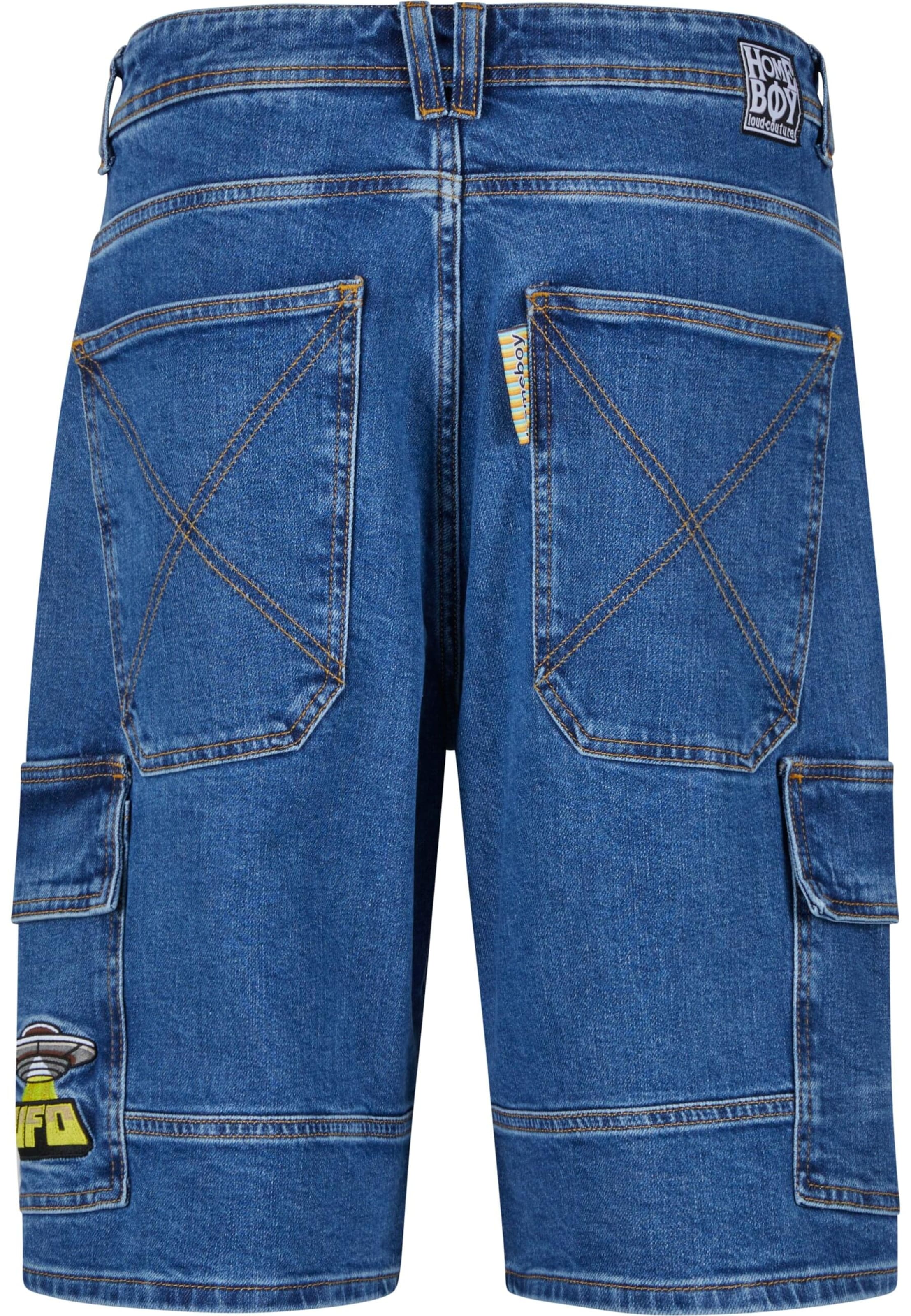 HOMEBOY Обычный Джинсы-карго 'Ufo' в Синий